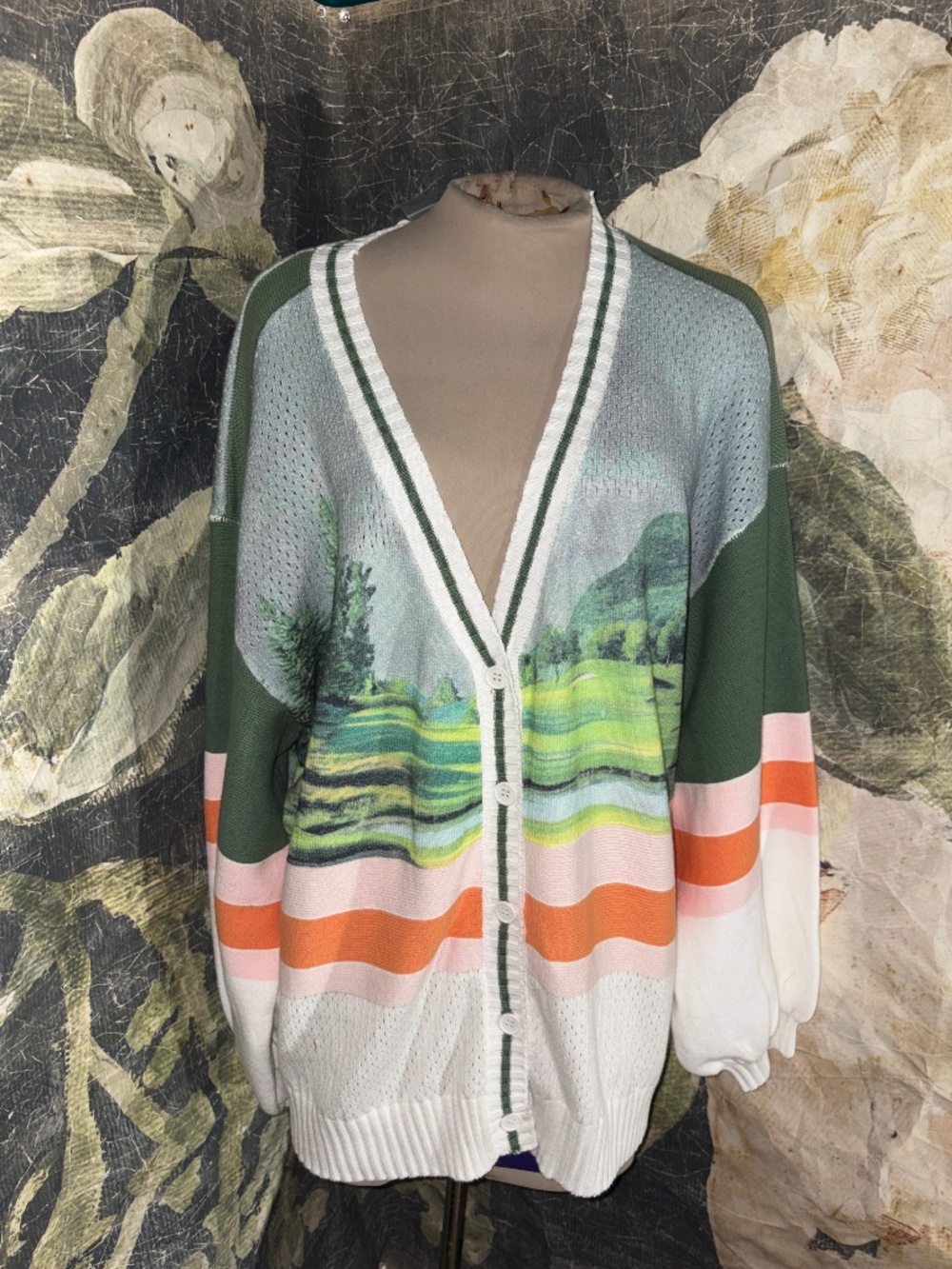 Anthropologie Daily Practice Zinger Balloon Sleeve Cardigan